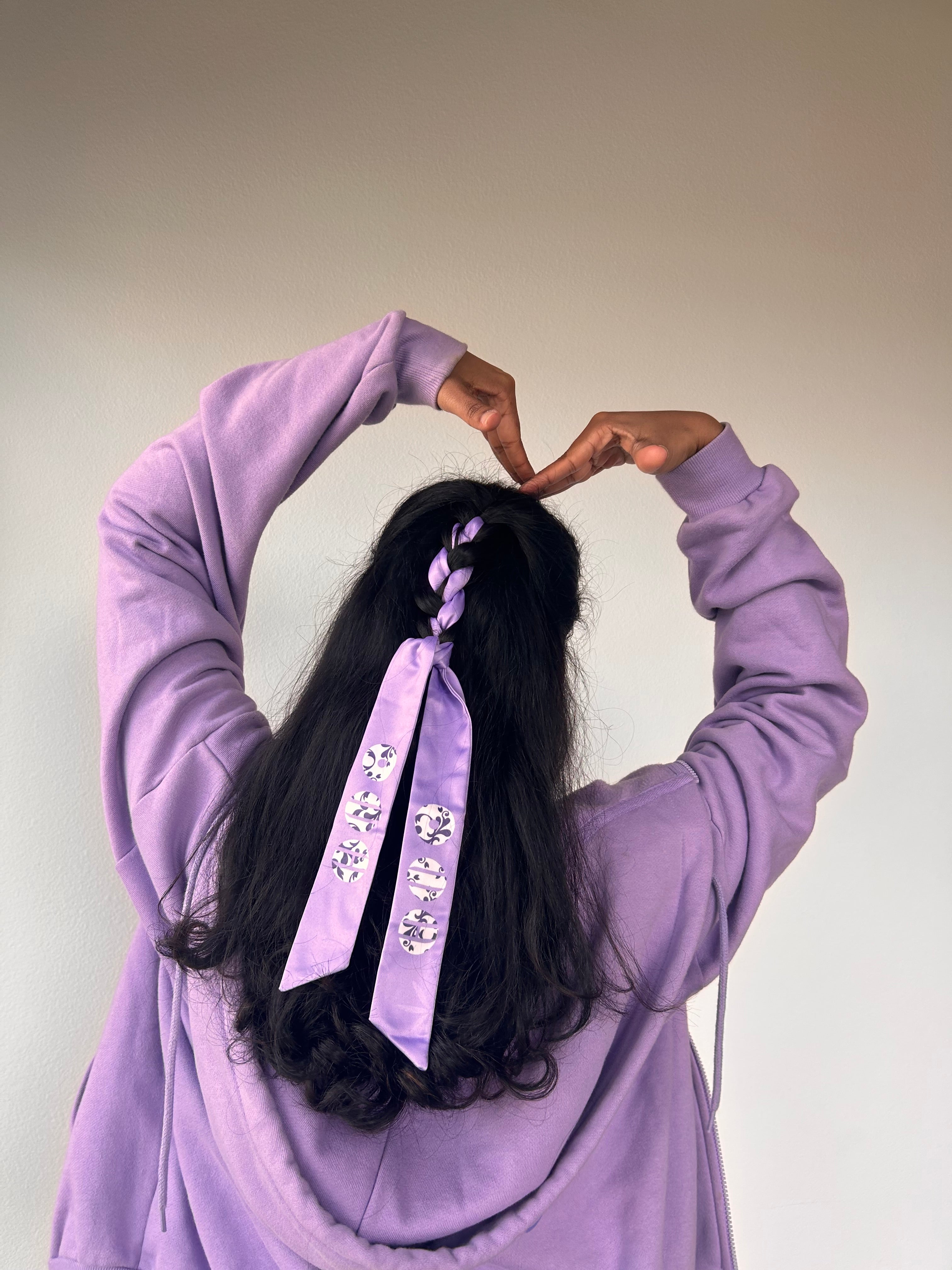 Arirang Satin Hair Scarf – K-Pop Concert Accessory