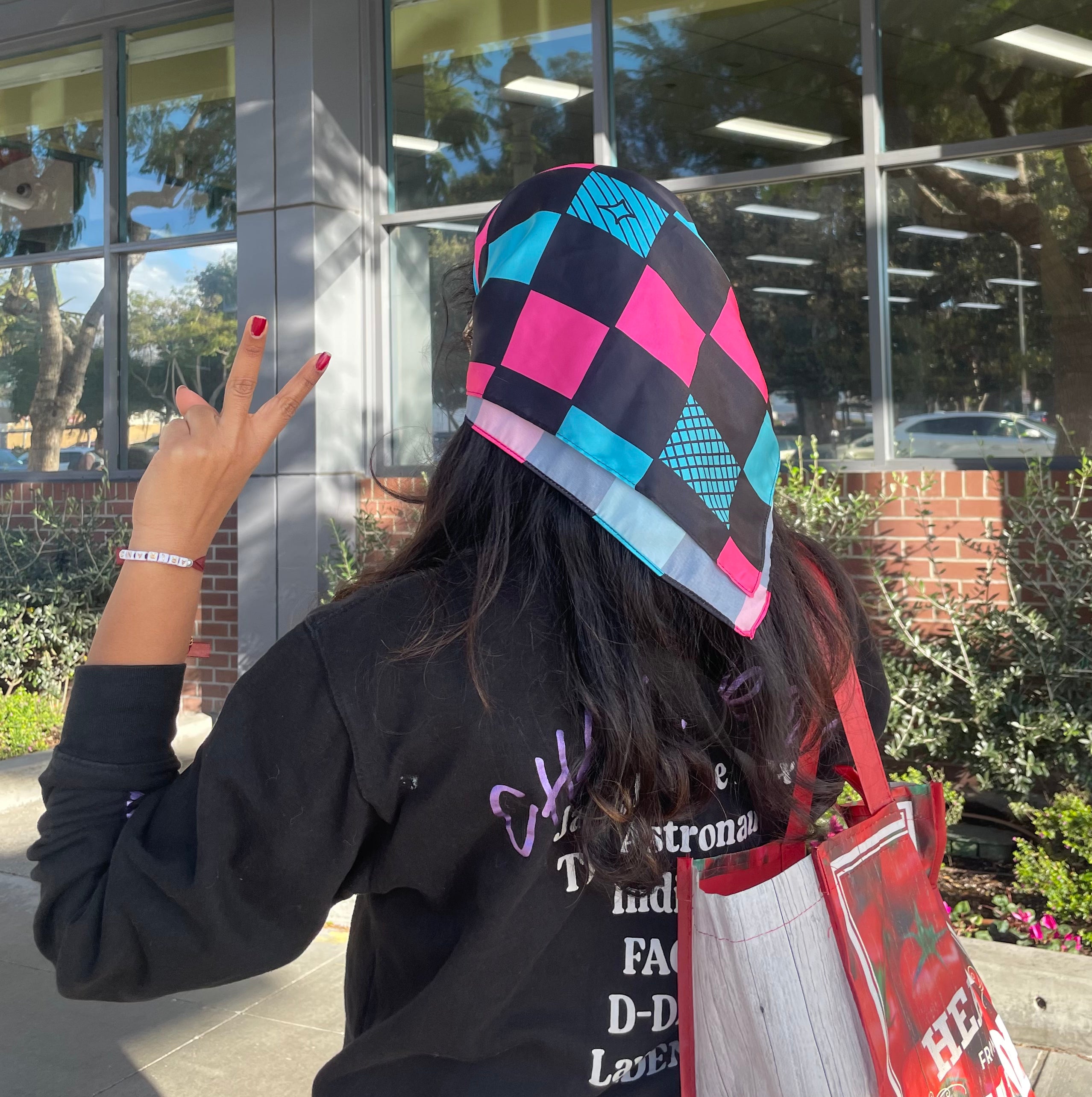 J-Hope Jack in the Box Inspired Satin Scarf, K-Pop Concert Accessory