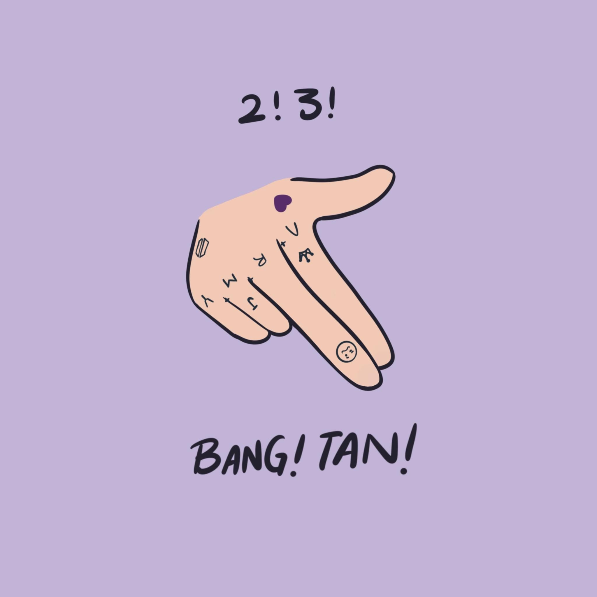 BTS greeting sticker; 2!3! Sticker