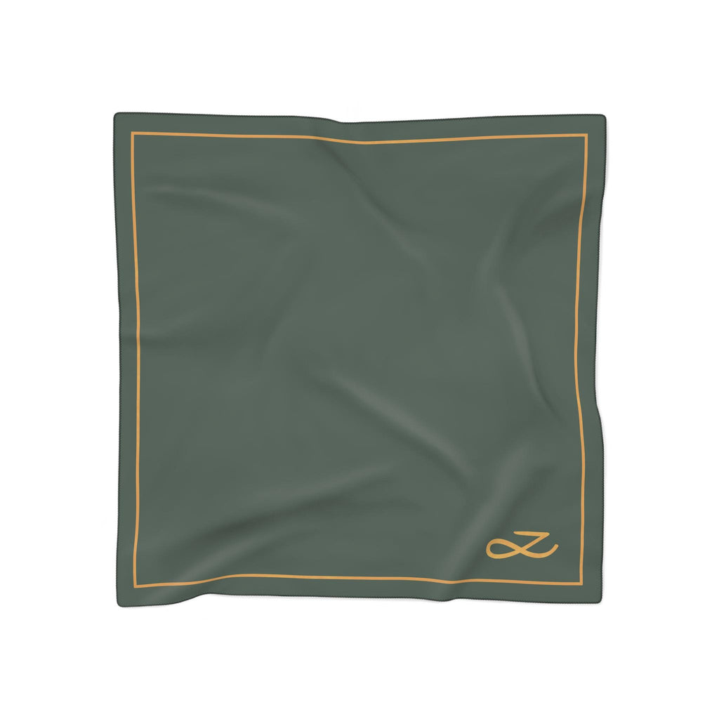 Jungkook Inspired Green Satin Scarf, BTS Fashion Accessory