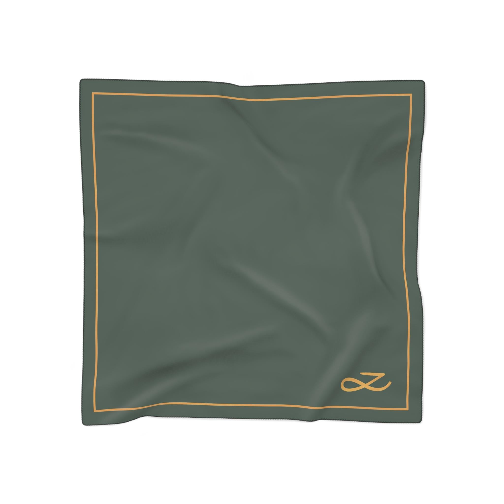 Jungkook Inspired Green Satin Scarf, BTS Fashion Accessory