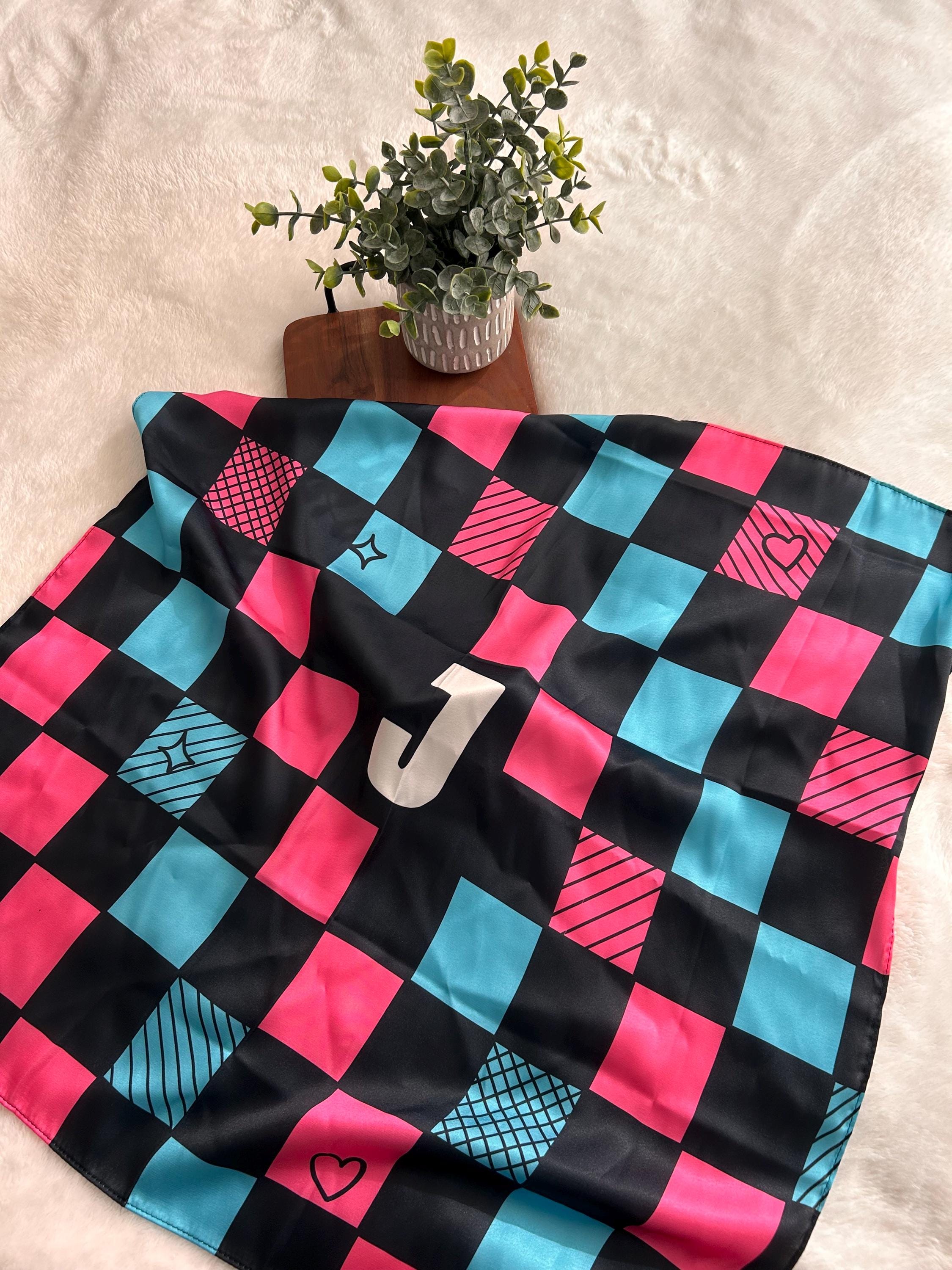 J-Hope Jack in the Box Inspired Satin Scarf, K-Pop Concert Accessory