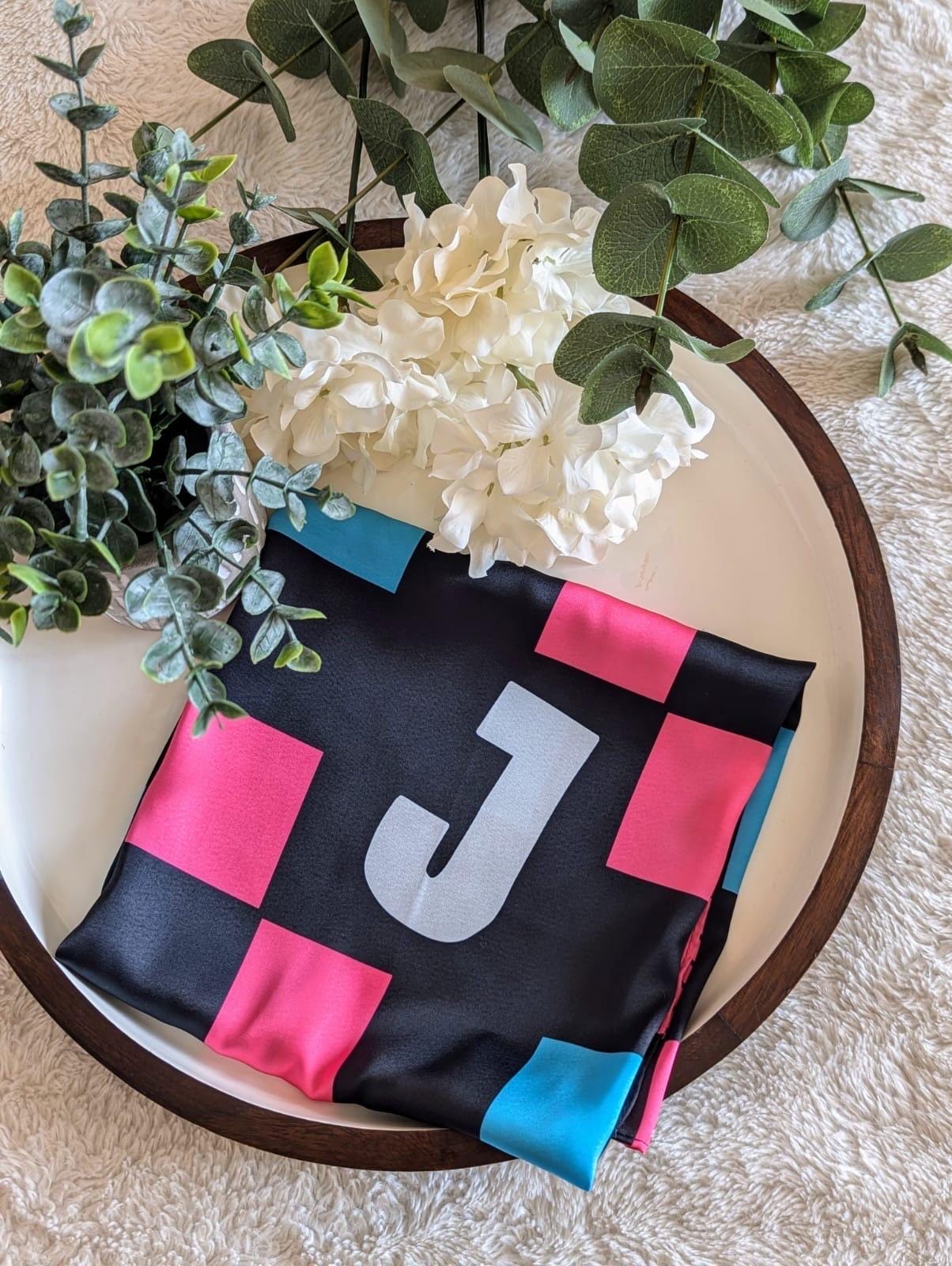 J-Hope Jack in the Box Inspired Satin Scarf, K-Pop Concert Accessory